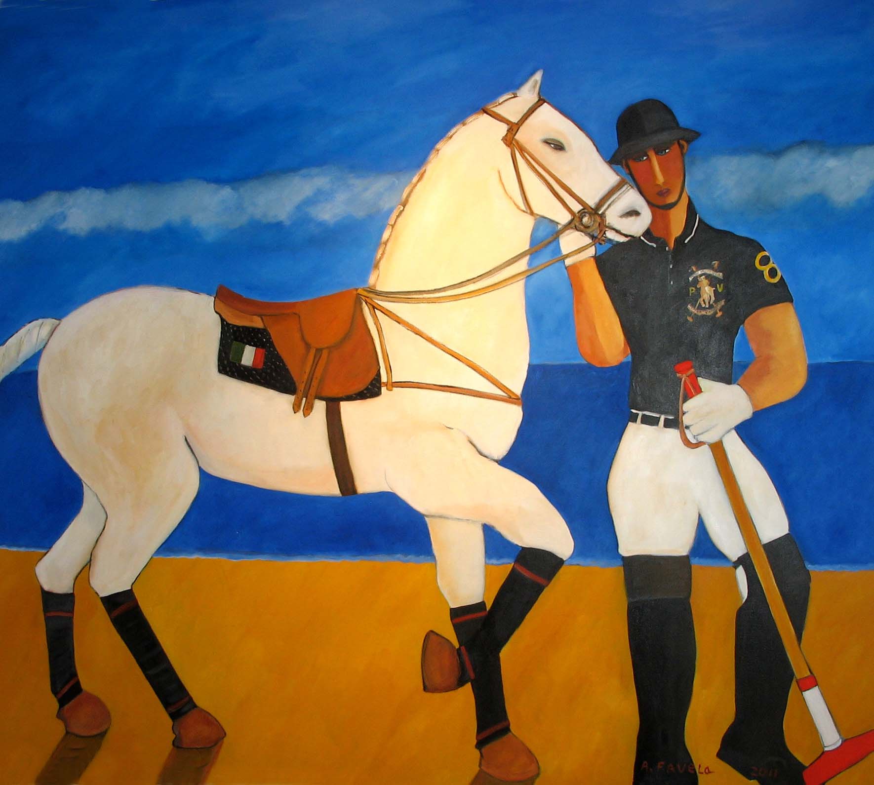 Abelardo Favela - Jugador de Polo