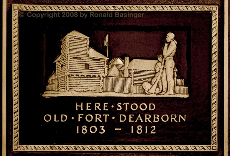 Marker for Fort Dearborn
