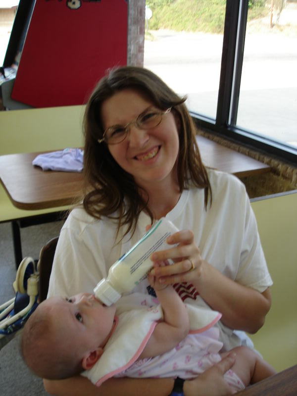 Wife w/Madison, 9-22-2007