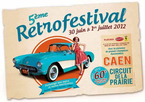 Plaque maille Rtro Festival de Caen 2012