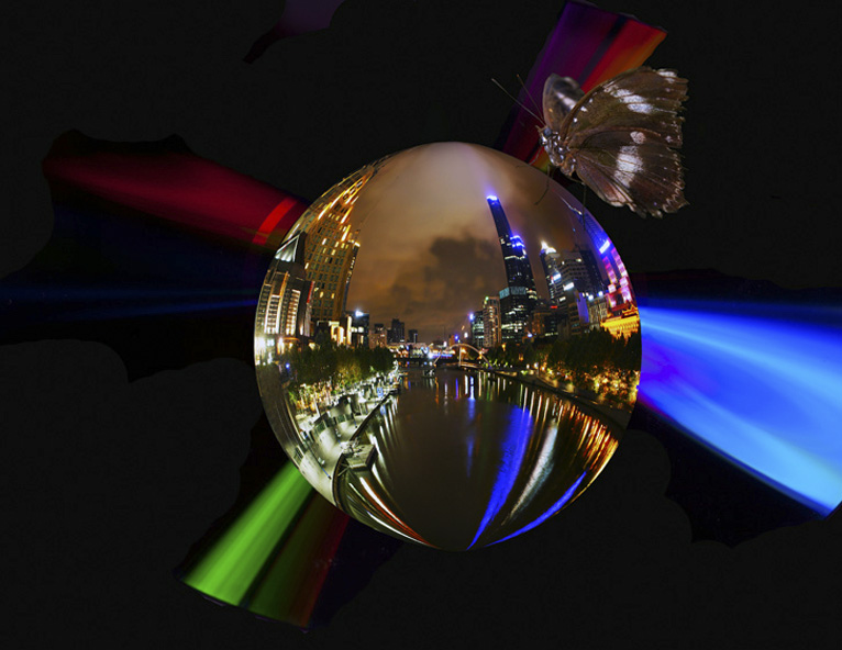 Butterfly sphere