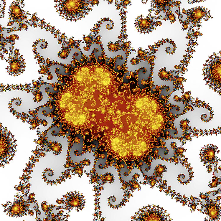 Red & yellow Mandelbrot