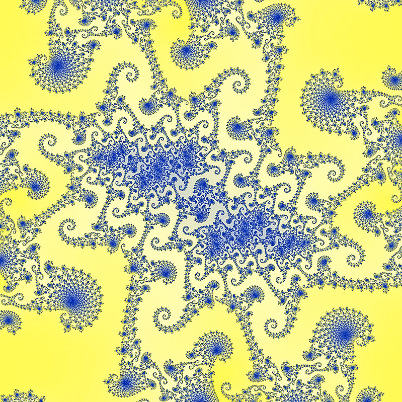 Blue and yellow Julia DE