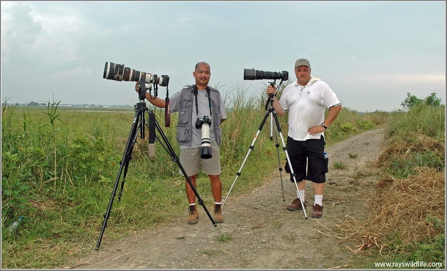 Romy Ocon and myself at Candaba Wetlands
