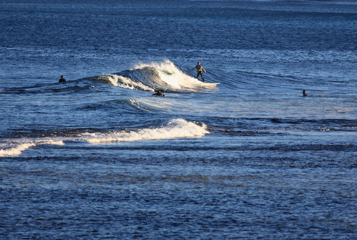 Surfers at Yalingup Beach