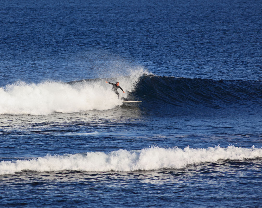 Surfers at Yalingup Beach