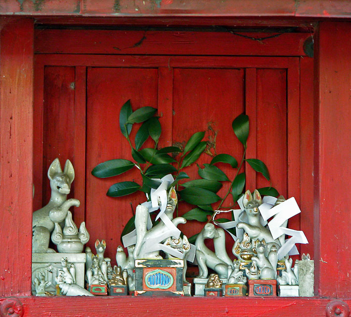 Temple shrine at Mitake