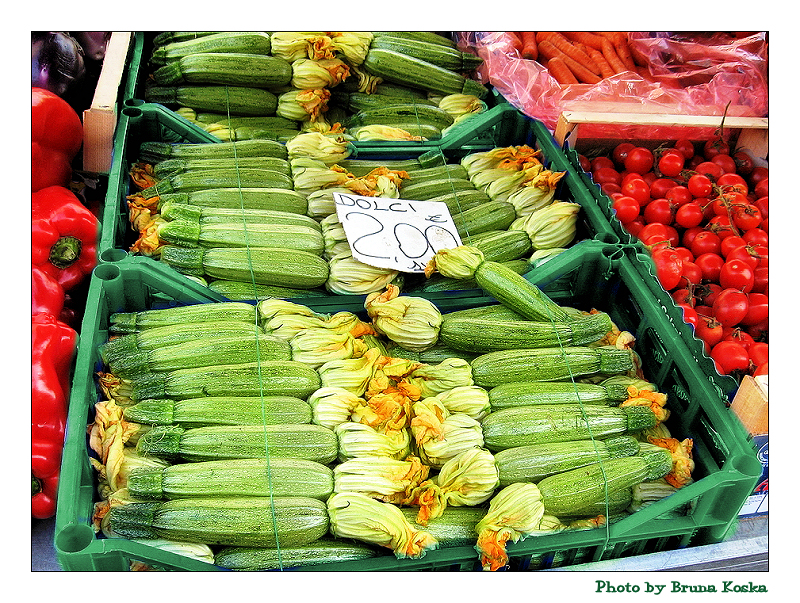 Zucchini flowers