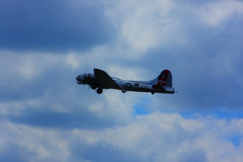 B-17 leaving Flint, MI