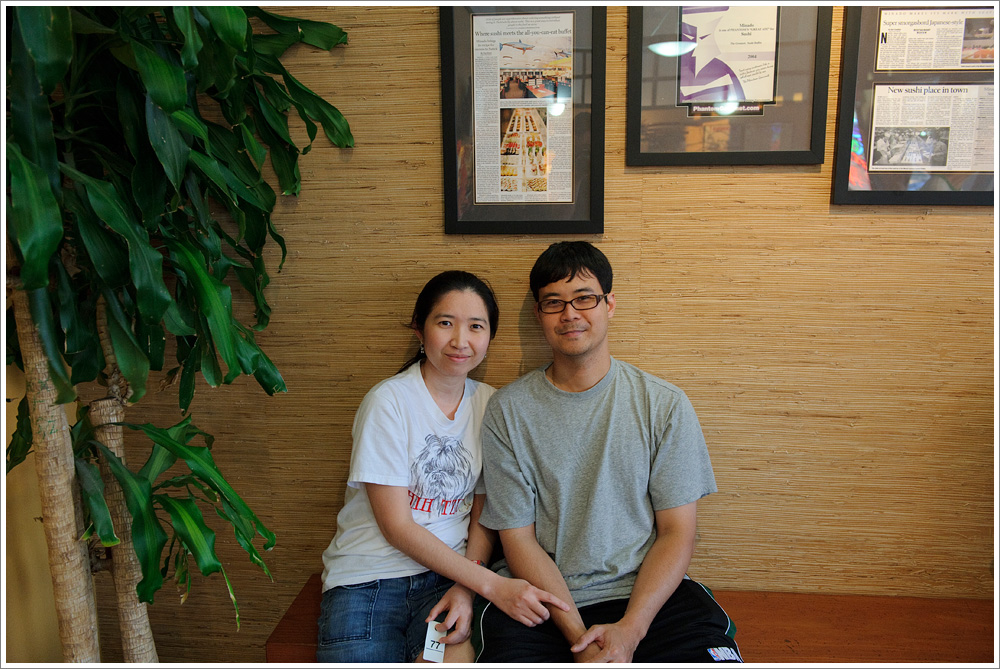 At Minado Japanese Buffet Restaurant in Natick