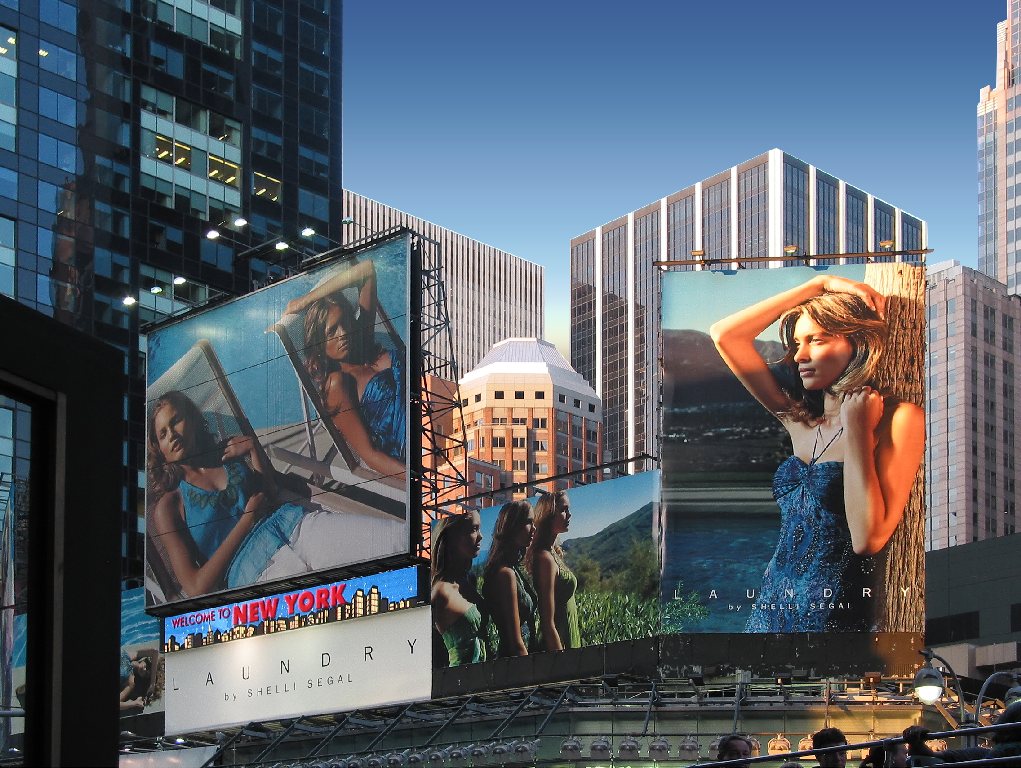 Street Scene - Billboards, NYC