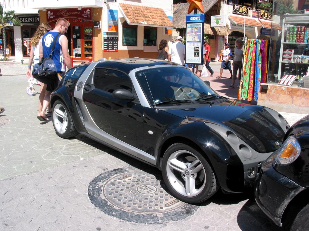 Smart Car, Playa del Carmen, Mexico