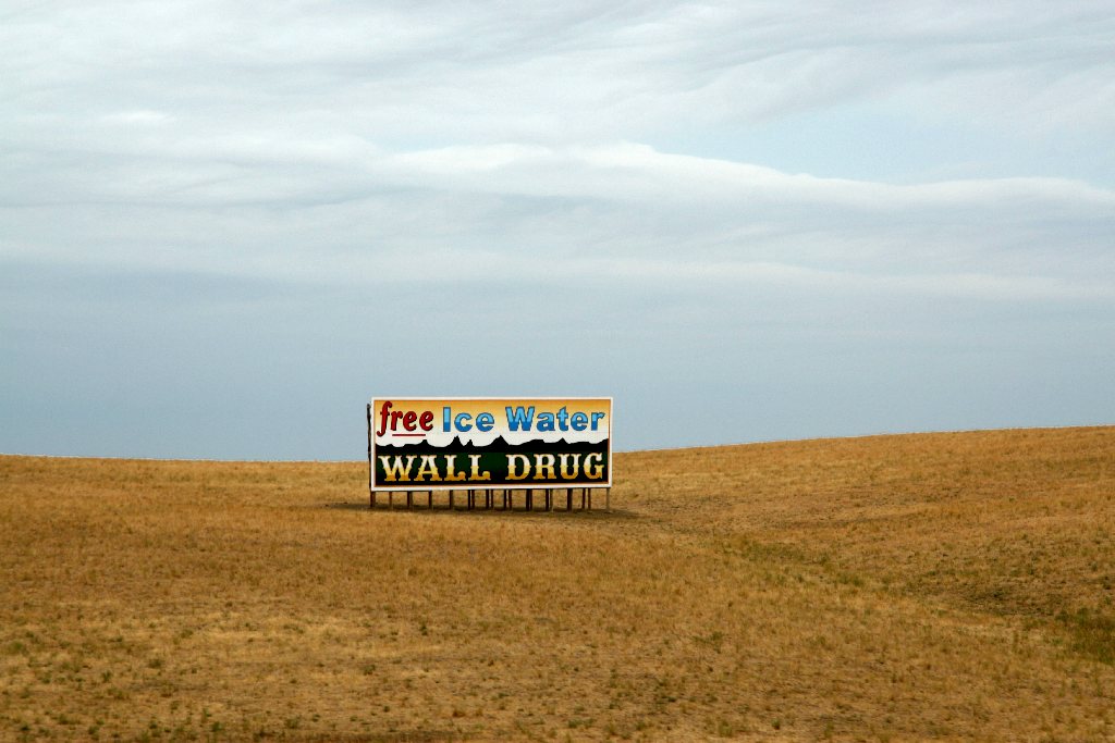 Wall Drug Sign, near Wall, South Dakota