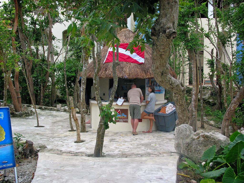 Dive Kiosk, Occidental Grand Xcaret, Xcaret, Mexico