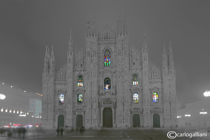 Duomo in fog