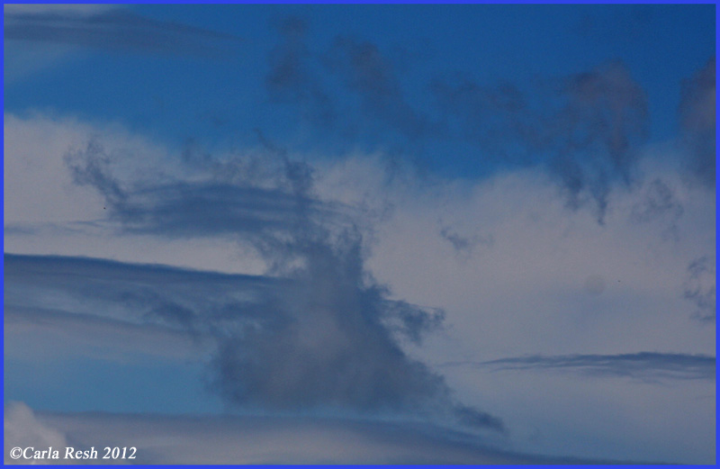 Lady dancing in the clouds....