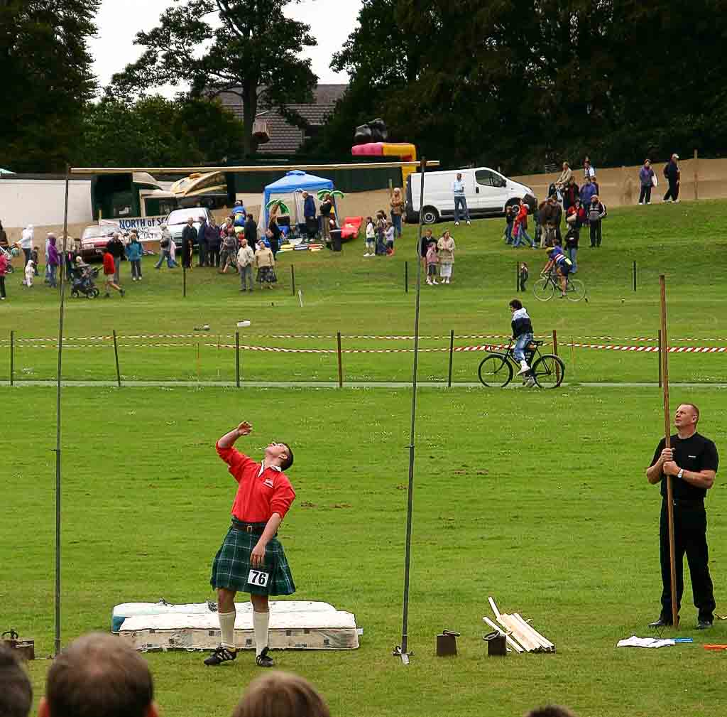 Throwing the weight  Forres Highland Games