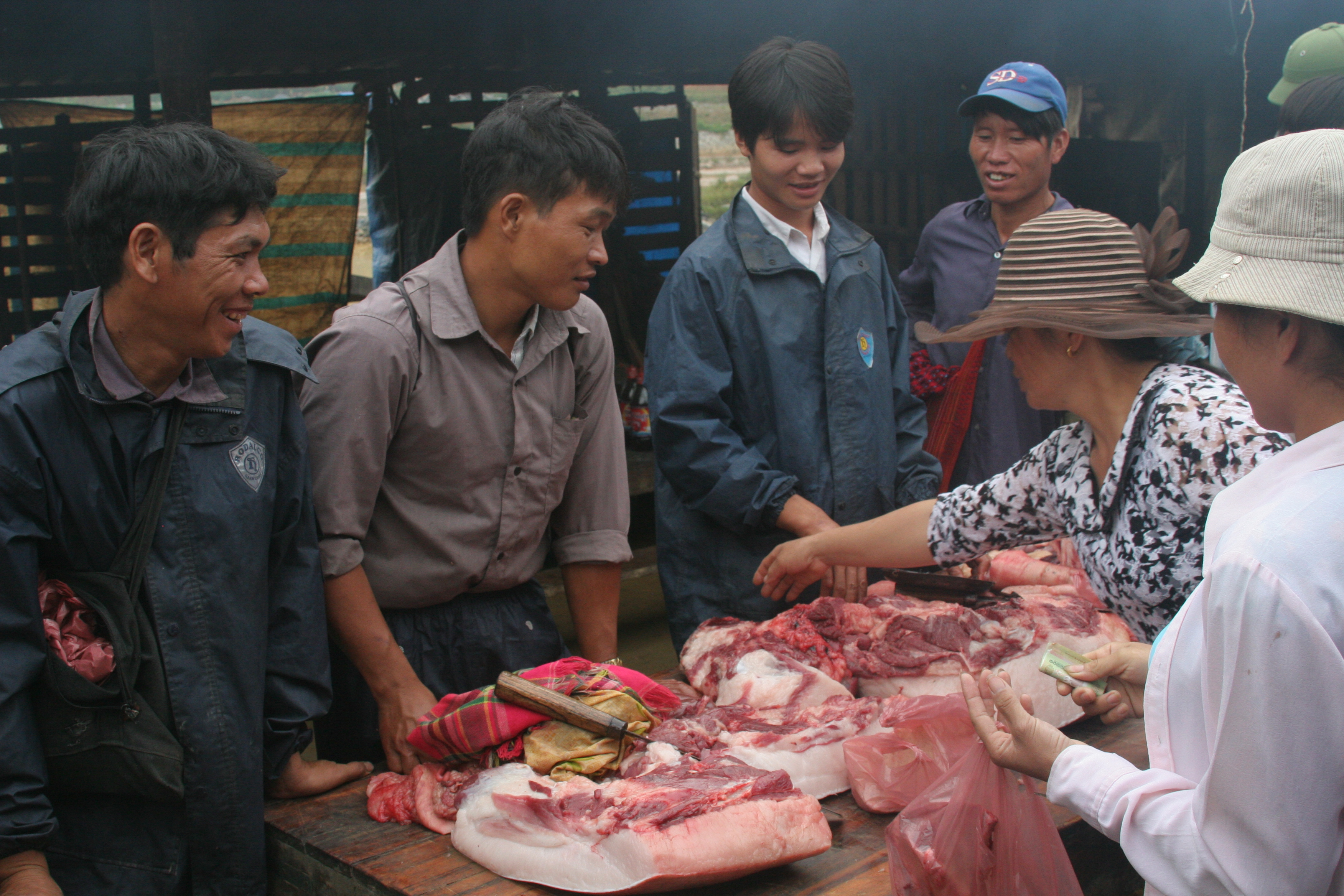 Bac Ha meat market