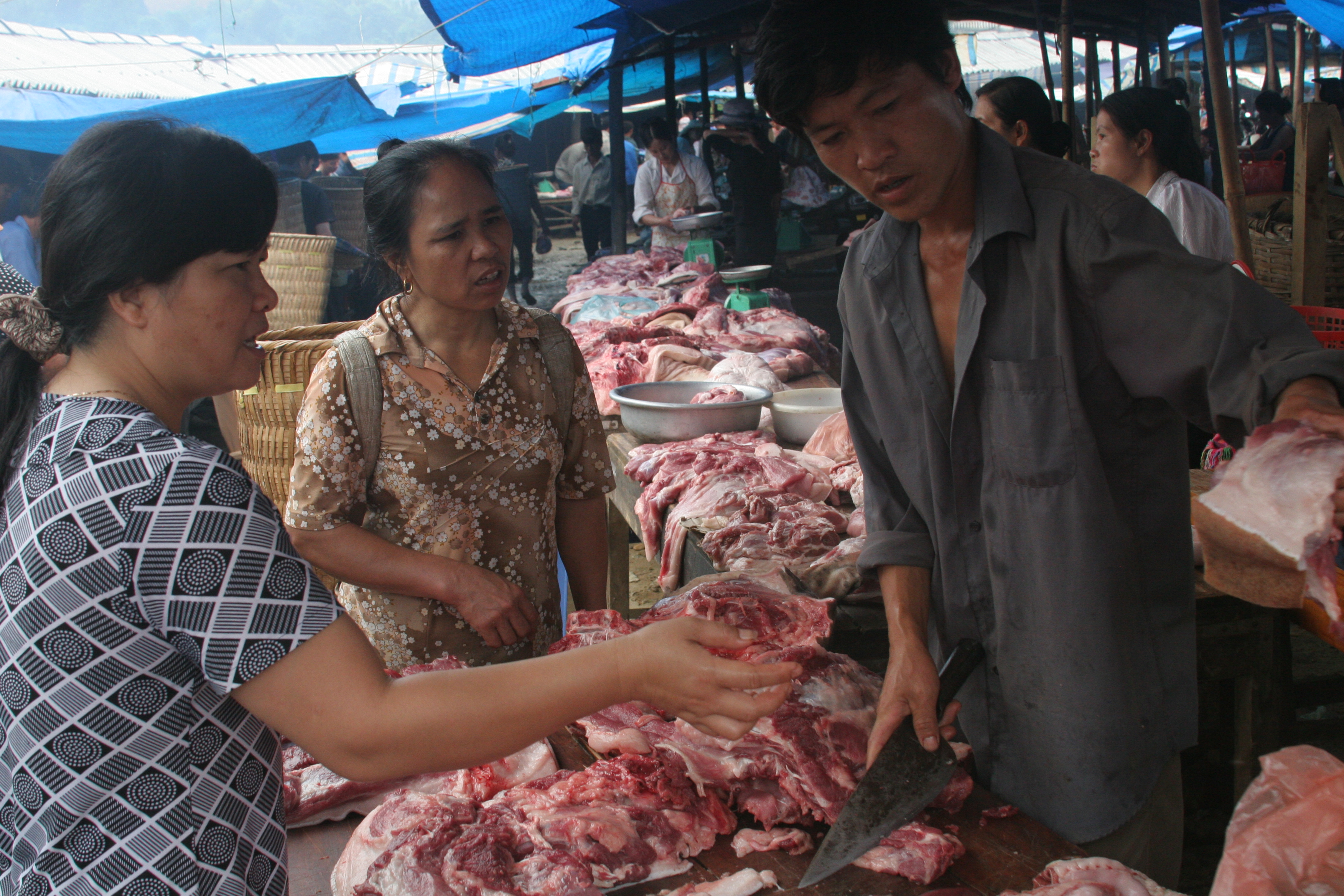 Bac Ha meat market