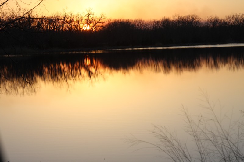 Sunset Over Cozad SWMA