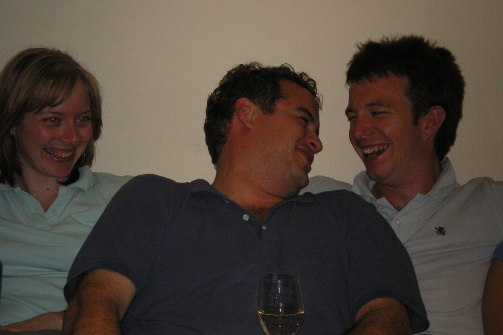 Laughing