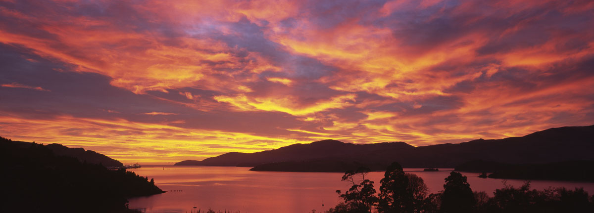 Sunrise, Lyttelton Harbour, Canterbury, New Zealand