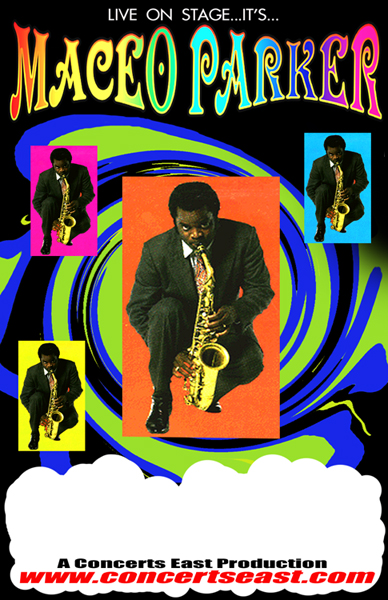 Maceo Parker Poster for Concerts East