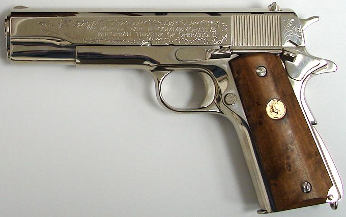 WWII Commemorative Colt detail (identical to Nixons)