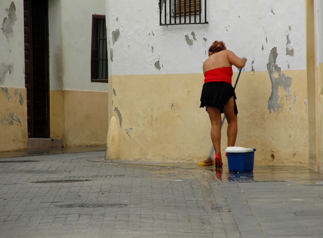 Walking by the sin street