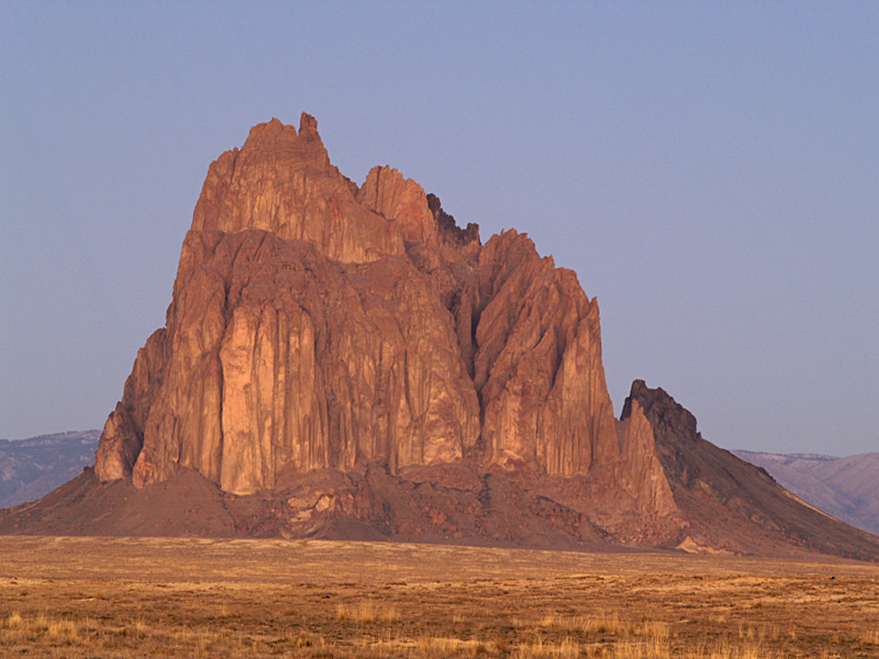 Shiprock before sunrise