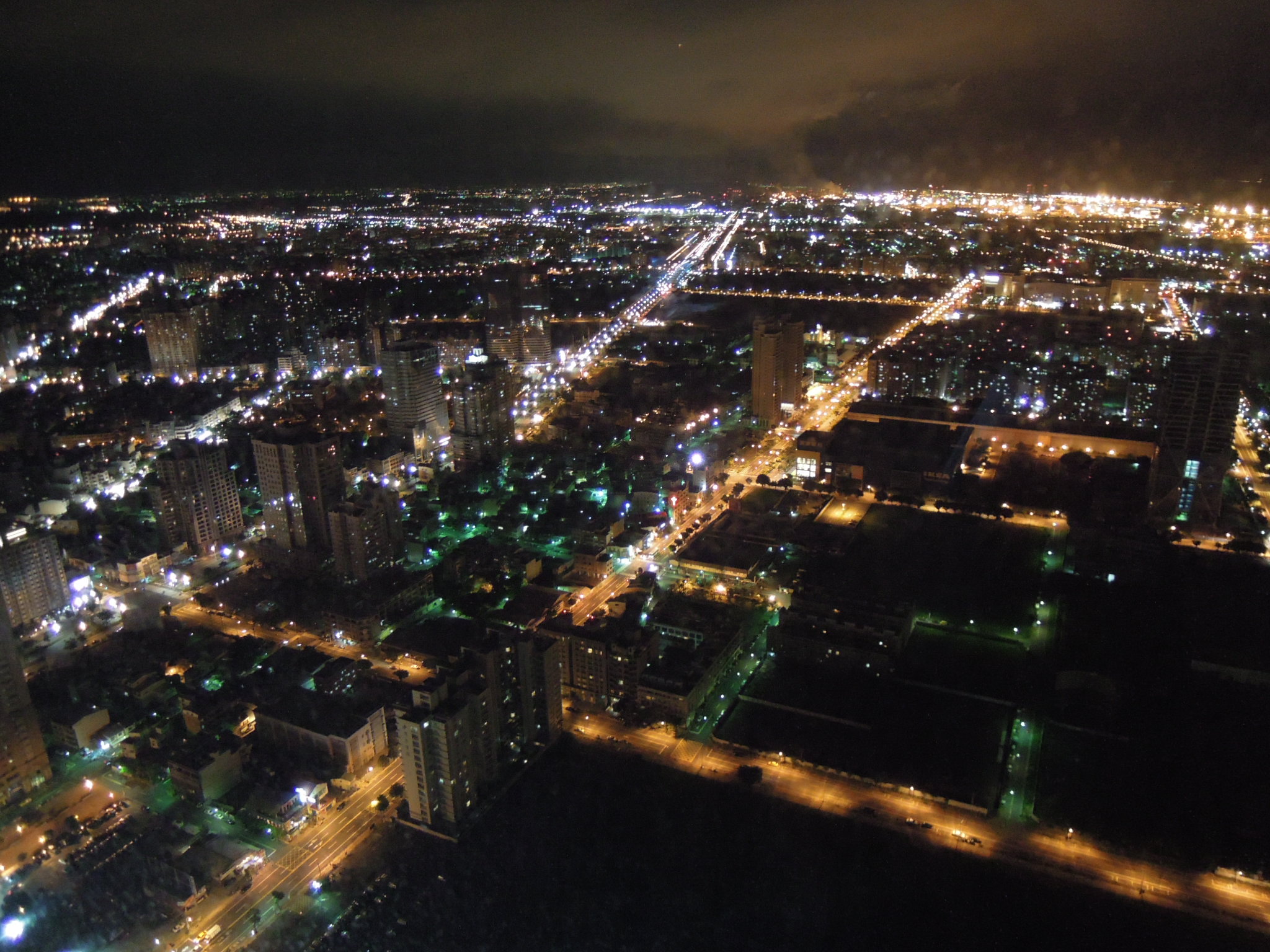Kaohsiung view from Splendor hotel room 6001