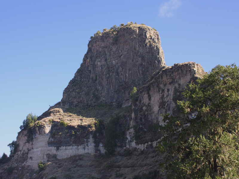 View from the terrace above the church