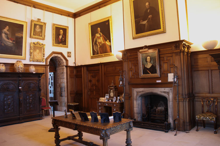 Bamburgh Castle interior