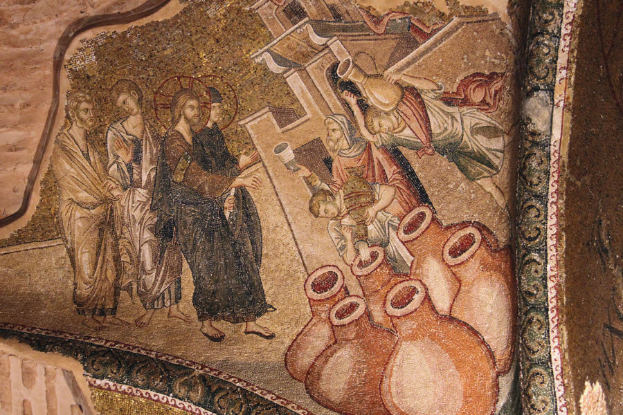 Mosaic in the Church of St Saviour, Istanbul
