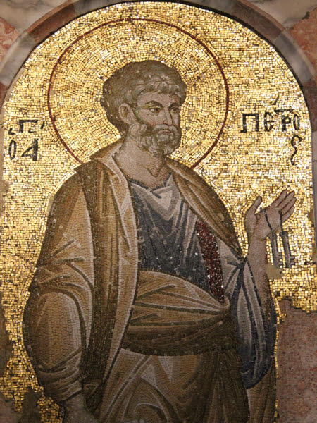 Mosaic in the Church of St Saviour, Istanbul