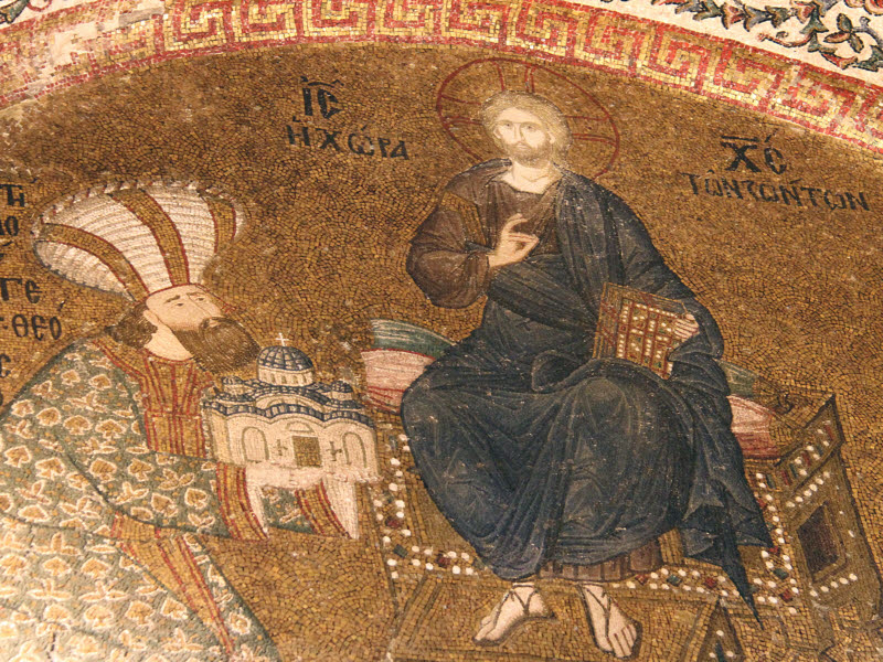 Mosaic in the Church of St Saviour, Istanbul