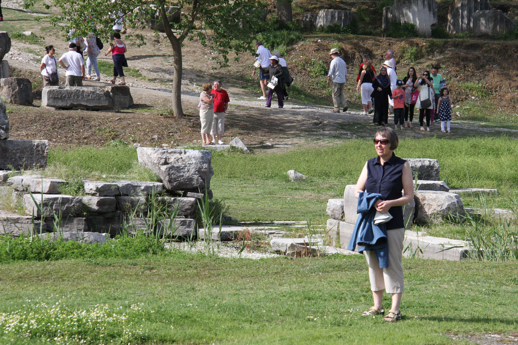 Brenda at the Temple of Artemis