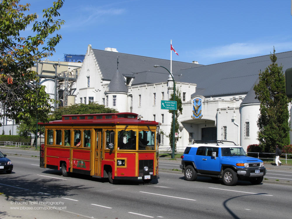 Burrard Street just south of the Burrard Street Bridge, Kitsilano