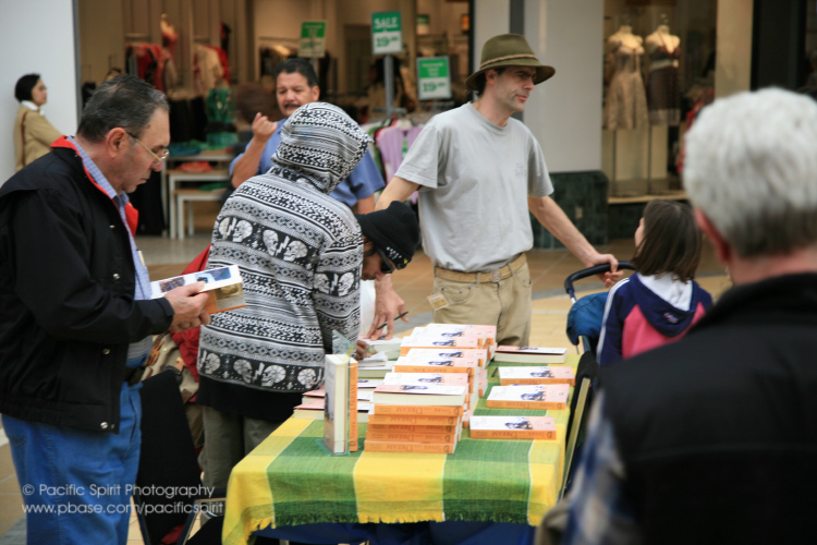 Herman Zapp at Brentwood Mall, Burnaby, B.C.
