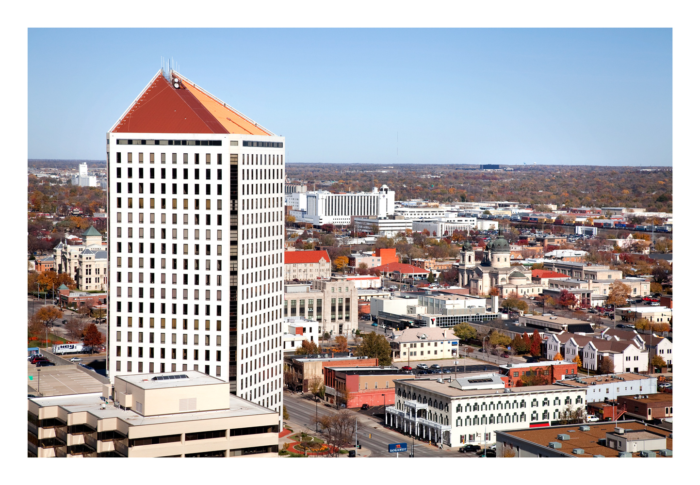 View from top of Garvey Center