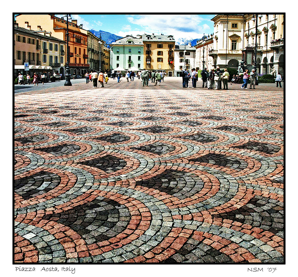 Piazza, Aosta