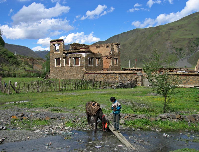 Ruined house