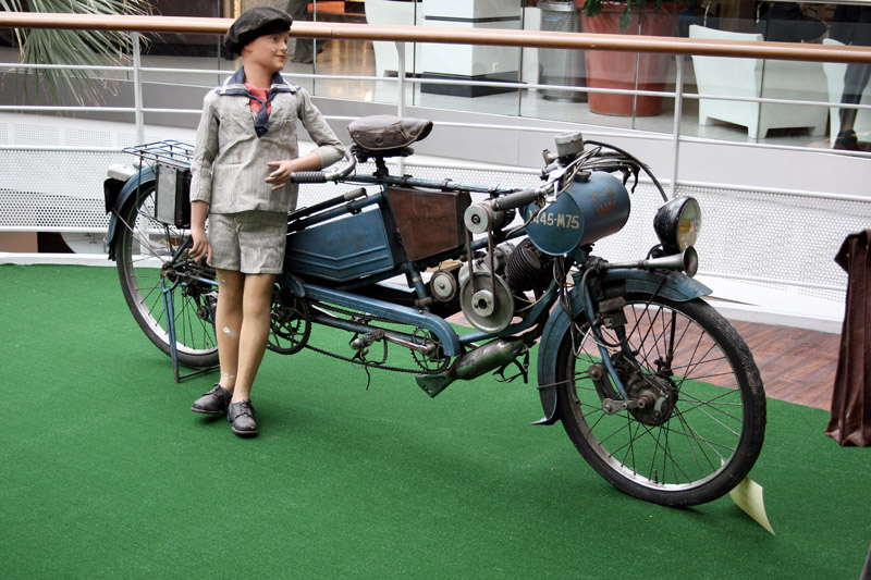 Derny tandem, 98cc, 70km/h, 1950