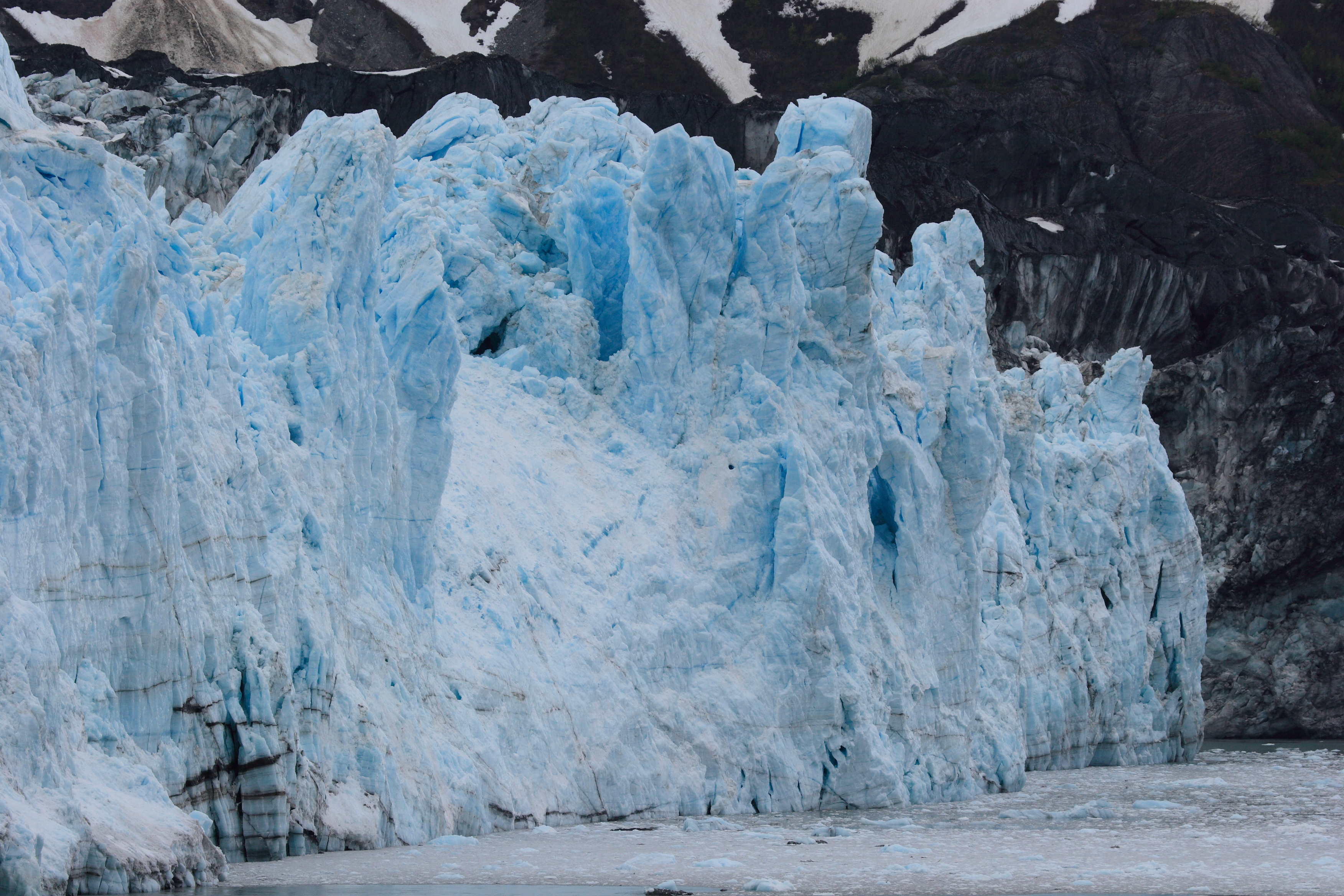 Margerie Glacier, Close up