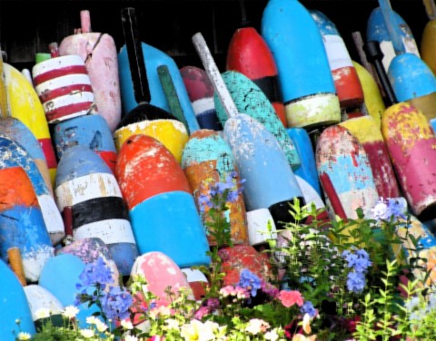Watercolor Buoys