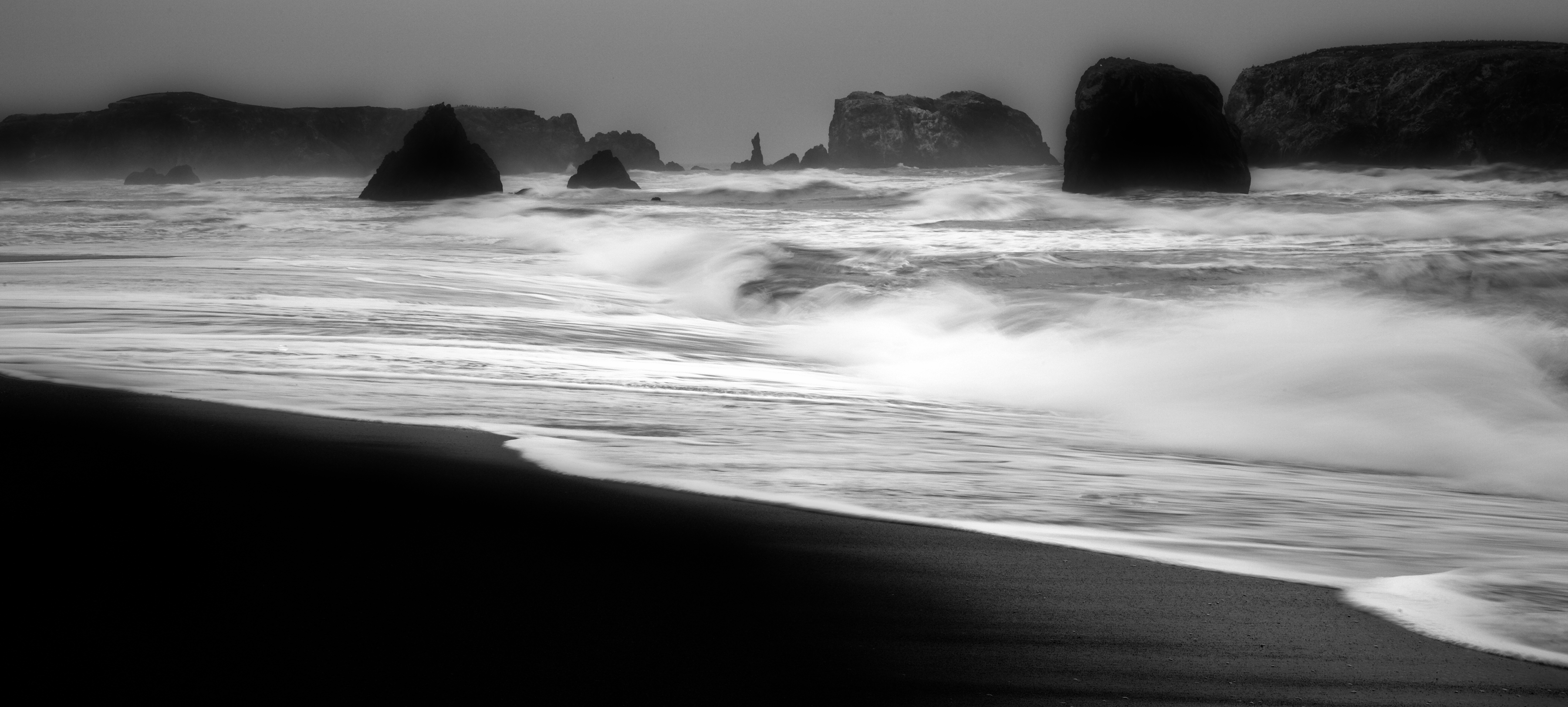 Sea Stacks & Wave