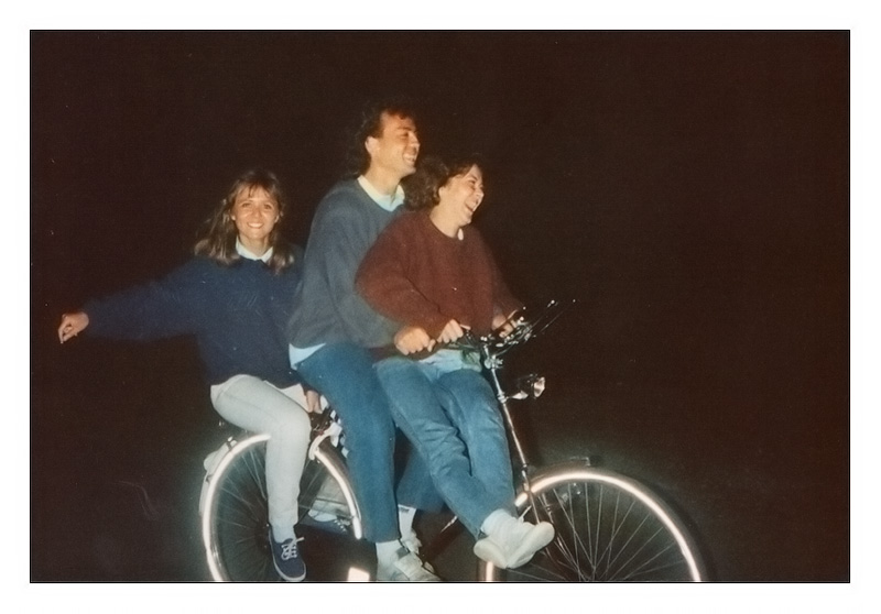 En bici con Celia y Encarna