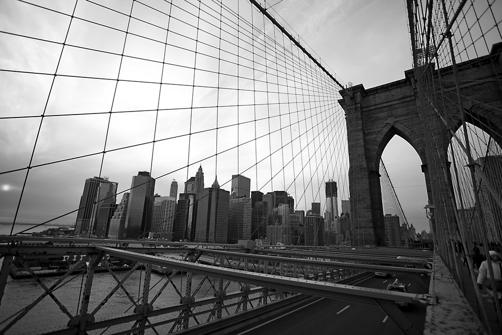 Financial district from the bridge