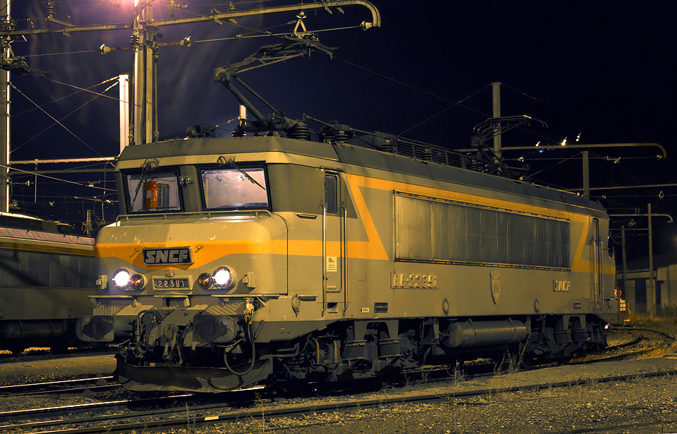 La BB22391 au dpt de Modane.