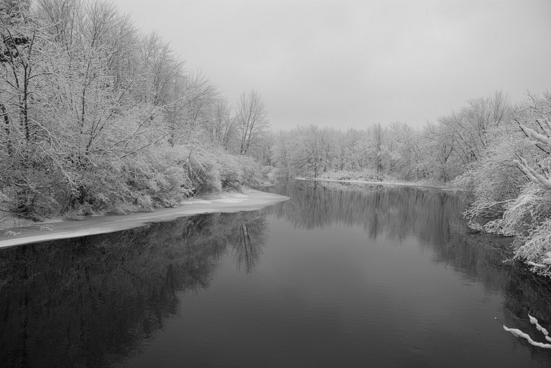 River in winter